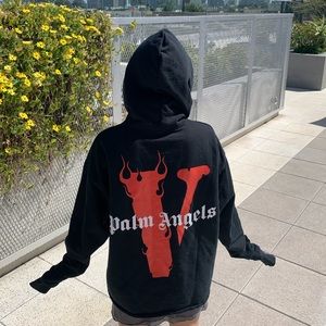 VLONE PALM ANGELS HOODIE SIZE SMALL